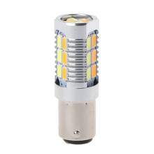 Bandagem de cores duplas 1157 50w 5630 lâmpadas, luz branca e amarela led, 1 peça 2024 - compre barato