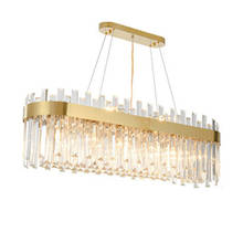 Luxury design rectangular chandeliers LED lamp AC110V -240V dining room living room hanging lights Bar chandelier 2024 - buy cheap