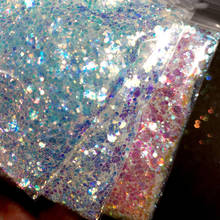 Brillo de espejo de diamante para decoración de uñas, mezcla de purpurina de espejo de diamante, resistente a los solventes, brillo de plata, arco iris iridiscente, 10 gramos, 3 colores, 4 tamaños 2024 - compra barato