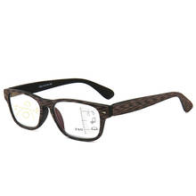 2020 Close to nature  Frame Progressive Multifocal Reading Glasses Men Fashion Far And Near Multi-focus Reading Glasses Women 2024 - buy cheap