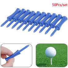 Camisetas de Golf de plástico, 68mm, cojín de goma duradero, Top, Color azul, 50 unids/lote 2024 - compra barato