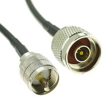 UHF MALE PL-259 PL259 Plug To N Male Connector Pigtail Coax RG58 Cable 15/30/50/100cm 2024 - compre barato