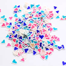 50g/200g Polymer  Assorted 5*6MM Polymer Clay Heart Sprinkles Romantic Valentine's Day Polymer Clay Sprinkles Slices For   F 2024 - buy cheap