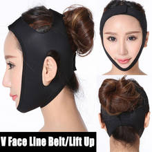 Black Double Chin Face Bandage Slim Lift Up Anti Wrinkle Mask Strap Band V Face Line Belt Women Slimming Thin Facial Beauty Tool 2024 - buy cheap