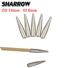 20/50pcs Arrow Target Field Point Stainless Steel silver ID 8mm OD 10mm Carbon Shaft Hunting Bow And Arrow Shooting Accessorise 2024 - buy cheap