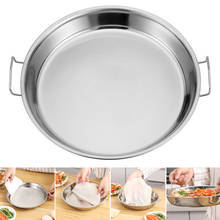 Stainless Steel Pan Cold Noodle Making Tools Steamed Rice Tray Cake Dish for Home Kitchen PW 2024 - buy cheap