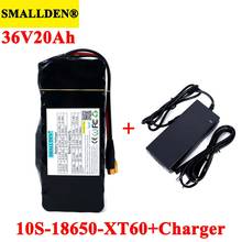 Pacote de bateria de lítio, 36v, 20ah, 18650, 20000mah, alta taxa, 20a, bms, 42v, 2a, carregador para scooter de equilíbrio, bicicleta elétrica 2024 - compre barato