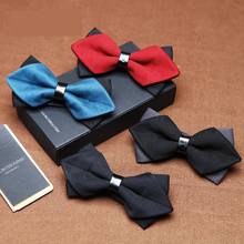 Gravata borboleta masculina, 2020 gravata masculina para festas de casamento, estilo jacquard, acessórios para homens 2024 - compre barato