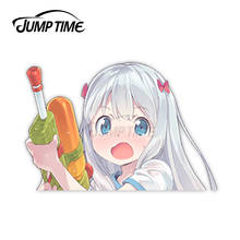 Jump Time Eromanga Sensei Izumi Sagiri Sexy Cute  Anime Girl Vinyl Decal Waifu Peeker Big Head Car Stickers 2024 - buy cheap