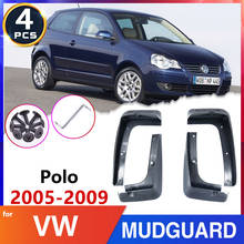 Para-lamas traseiro e dianteiro de carro para volkswagen, vw polo mk4 9n3 2005 ~ 2009carro, proteções contra respingo, adesivos 2024 - compre barato