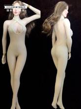 Macacão sexy feminino em escala 1/6, busto aberto com busto perspectiva anti-manchas, modelo de pano de 12 polegadas, corpo de figura de ação 2024 - compre barato