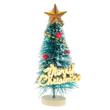 Casa de muñecas a escala 1/12, árbol de Navidad en miniatura, accesorios de decoración para habitación 2024 - compra barato