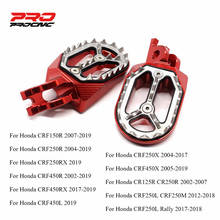 CNC Dirt Pit Bike-reposapiés Pegdal para Honda CRF 150R 250R 450R/L 250X 450X CRF250L/M Rally CRF250RX CRF450RX CR 125R 2024 - compra barato