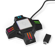 Клавиатура и переходник для мыши TIPTOP KX, универсальный конвертер для PS3, PS4, Xbox, One, игровой адаптер USB APEX 2024 - купить недорого