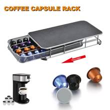 40 Pods кофе капсулы Органайзер Подставка для хранения практичный кофе ящики капсулы держатель для Nespresso кофе капсулы полки 2024 - купить недорого