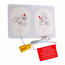 100 пар/лот AED электродные накладки для обучения взрослых Сменные накладки AED тренировочная модель универсальный тренажер использование для экстренной помощи 2024 - купить недорого