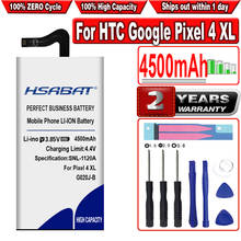 Hsabat 4500mah G020J-B bateria para htc google pixel 4 xl/pixel4 xl 2024 - compre barato
