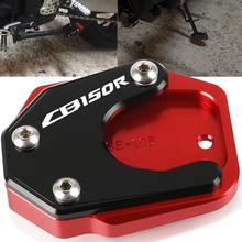 Placa de pie de apoyo cnc para motocicleta, soporte lateral de extensión para Honda CB150R, 2017, 2018, 2019, 2020, CB 150R 2024 - compra barato