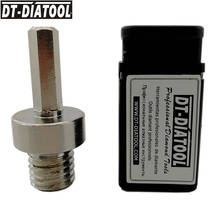 DT-DIATOOL 1pc M14 ou 5/8 "-11 Rosca Macho para 3/8 Adaptador de Haste Hexagonal, broca Pode Ser Equipado Em Broca de Mão ou Furadeira Elétrica 2024 - compre barato