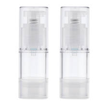 2pcs 15/30/50 ml Travel Refillable Airless Pump Bottle Face Hand Skin Care Cream Body Lotion Shampoo Bottles Containers 2024 - buy cheap