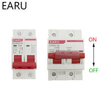 DC 1000V Solar Mini Circuit Breaker Overload Protection Switch 6A/10A/25A40A/63A/80A /100A/125A  2P DC1000V Photovoltaic MCB PV 2024 - buy cheap