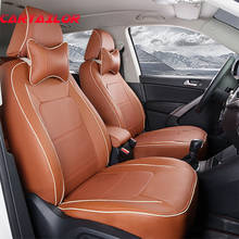 CARTAILOR custom fit seat covers for Audi q7 quality PU leather car seat cover for car seats protector grey interior accessories 2024 - buy cheap