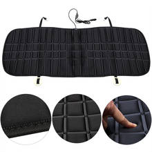 3 Seats installed Universal diy Fiber Heated Seat Heater 12V heating 42W Winter interior Seats Benches  back cushion Accessoires 2024 - buy cheap
