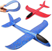 DIY Children's Hand Throwing Flying Toy Large Glider Aircraft Foam Plastic Airplane Model Toy Sturdy Kid's Games Boy's Gift 2020 2024 - buy cheap