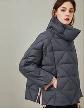 Soft duck down coat Winter Luxurious warm 90% real duck down parkas female stand coallr warm fluffy down coats F658 2024 - buy cheap