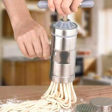 Máquina de prensado Manual de acero inoxidable para el hogar, prensado Manual para Pasta, ya mian qi, pequeña he le ji, Manual para hacer fideos 2024 - compra barato