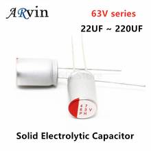 10Pcs DIP Solid Electrolytic Capacitor 63V 22UF 33UF 47UF 100UF 220UF 2024 - buy cheap