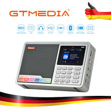 GTMEDIA D2 FM Rádio Portátil DAB Bluetooth estéreo com TFT-LCD cor Visor do Relógio De Alarme Apoio Às Micro Cartão SD TF AUX entrada 2024 - compre barato