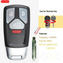 Keyecu atualizado 315 mhz 4d64 chave remota da aleta para chrysler pt cruiser 2001-2005 fcc: gq43vt13t/04671641 2024 - compre barato