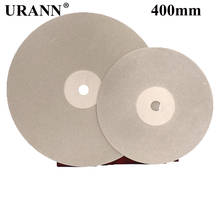 400mm 16 inch Diamond Polishing Grinding Disc Abrasive Wheel Coated Flat Lap Disk for Gemstone Jewelry Rock Inner Hole 12.7mm 2024 - buy cheap