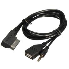 3.5mm AUX Audio Cable MDI AMI MMI Interface USB Adapter for A6L A8L Q7 A3 A4L A5 E7CA 2024 - buy cheap