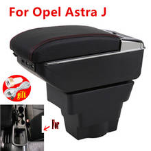 For Opel Astra Armrest Retrofit parts For Opel Astra J Armrest Center Storage box car accessories band USB Easy to install 2024 - buy cheap
