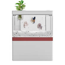 Mini acuario pecera pequeño escritorio paquete creativo paisajismo tanque ecológico micro paisaje cubo 2024 - compra barato