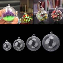 Clear Plastic Acrylic Bath Bomb Mold Shells Molding Ball Ornaments DIY Crafts 2024 - buy cheap