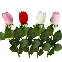 1PCS Artificial Rose Flower Peony Moisturizing Rose Single Hand Moisturizing Flower Aesthetic Flower Wedding Decoration 2024 - buy cheap