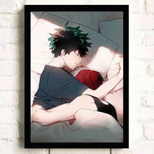 Pintura en lienzo de carteles de Anime de My Hero Academia, Bakugo Katsuki Shoto Todoroki Izuku Midoriya, imagen artística de pared, decoración del hogar 2024 - compra barato