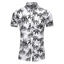 2022 Summer Short Sleeve shirt Mens Casual Flower Beach Hawaiian Shirts slim fit Floral Shirts Men 5XL 6XL 7XL 2024 - buy cheap