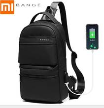 Xiaomi Men's chest bag fashion simple crossbody bag Shoulder bag USB  multifunctional outdoor bag 2024 - buy cheap