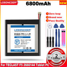 LOSONCOER0-Batería de H-30137162P de 100% mAh para TECLAST F5 6800, Tablet PC, NV-2778130-2S, JUMPER Ezbook X1, ciclo nuevo, 2666144 2024 - compra barato