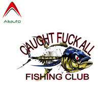 Aliauto Creative Car Sticker Funny Caught All Fishing Club Decal Accessories PVC for Nissan Suzuki Peugeot Skoda Volvo,15cm*9cm 2024 - buy cheap
