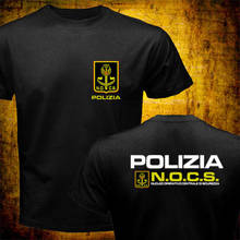 Camiseta de algodón para hombres, camisa de la Unidad Táctica de policía italiana, Swat, contra el terrorista, de la Fuerza Especial, divertida, Harajuku, nueva moda 2024 - compra barato