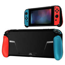 Funda protectora portátil para Nintendo Switch, carcasa de TPU con agarre y ranura para tarjeta de juego, accesorios NS 2024 - compra barato