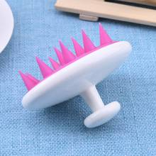 1 pcs Slimming Massage Brush Silicone Head Hair Washing Round Comb Scalp Massage Antiskid Shower Bath Hair brush 2024 - buy cheap