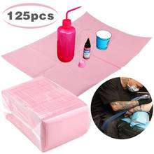 5/125Pcs Disposable Tattoo Clean Pad Patient Bib Cleaning Dentists Cosmetology Medical Paper Scarf Permanent Make up Accessories 2024 - buy cheap