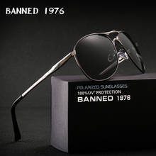 2021 High Quality cool Polarized men Sunglasses brand Designer UV400 protection Vintage driving sun glasses oculos 2024 - buy cheap