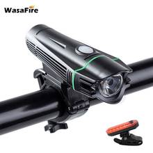 WasaFire USB Rechargeable Bike Light Set LED Bicycle Front Rear Light Cycling Night Riding Flashlight Bike Headlight + Taillight 2024 - buy cheap